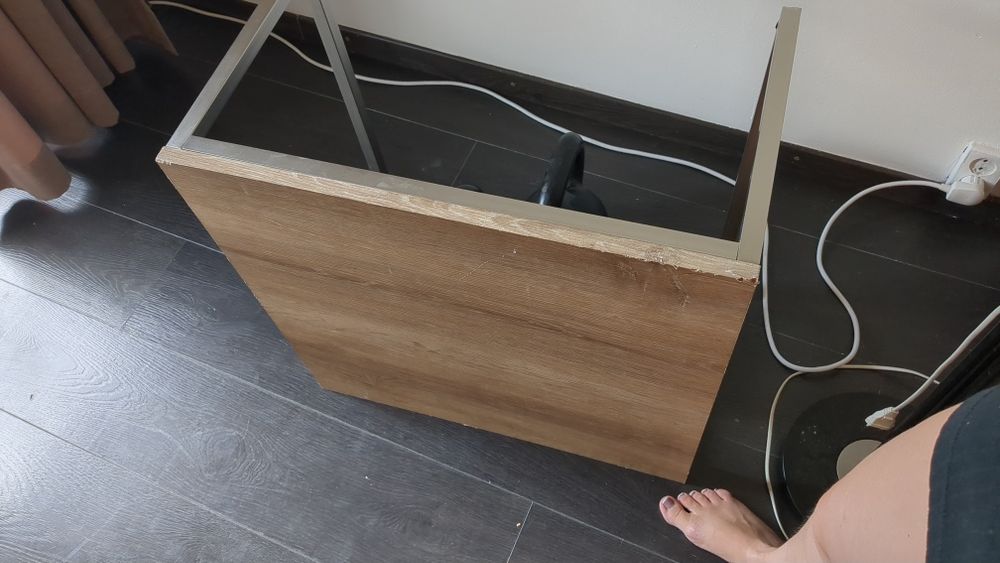 Stolik kawowy loft niemiecki kostka 60x60 biurko