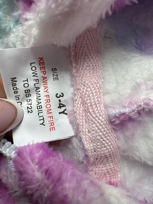 Nowa jednoczesciowa pizama 3-4 lata jednorozec kostium przebranie