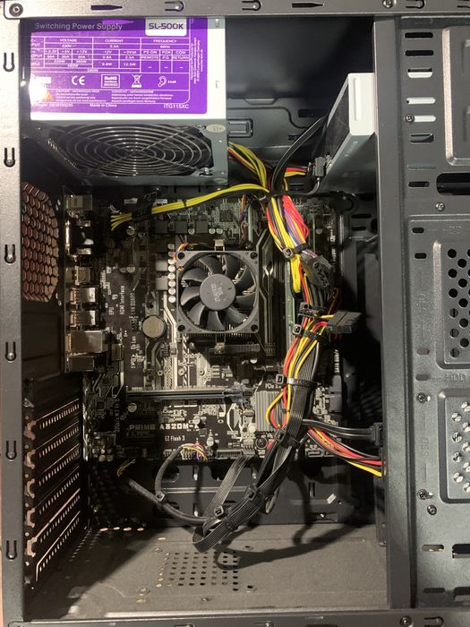 Системний блок: А320М-А, А8-9600, DDR4 8 озу, ssd 250Gb, 500w