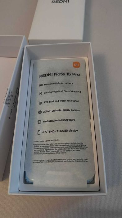 Smartfon Xiaomi Redmi Note 15 Pro 8/256GB – NOWY, GWARANCJA