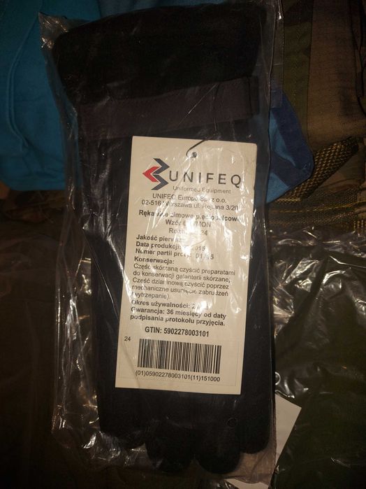 Rękawiczki polarowe zimowe wojskowe