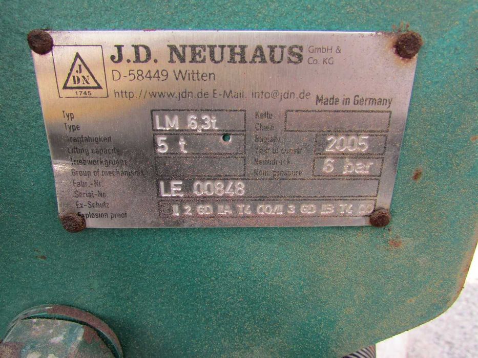Dzwig wciągnik wyciągarka suwnica  profi 6ti J.D Neuhaus