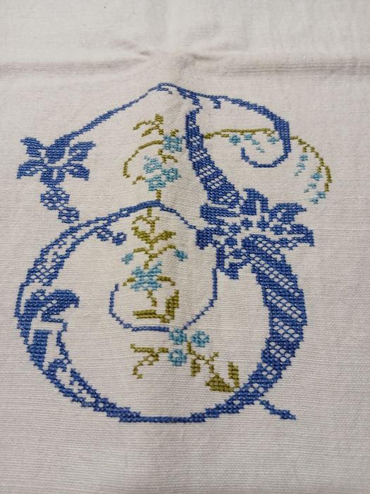 Linen Towel with Monogram