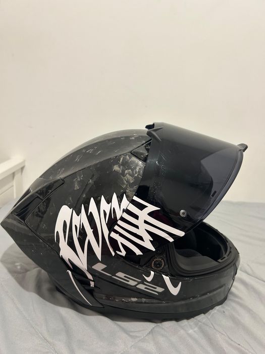 Capacete LS2 Ff807 Dragon Carbon