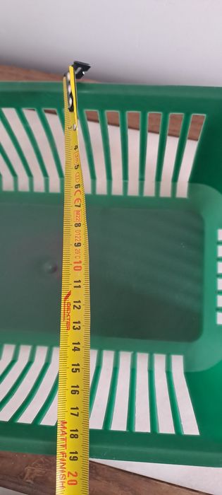 2 cestos de plástico são cestos porta tudo, muito versáteis para organ