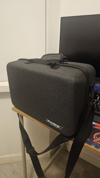 Ps5 Slim com bolsa para transporte