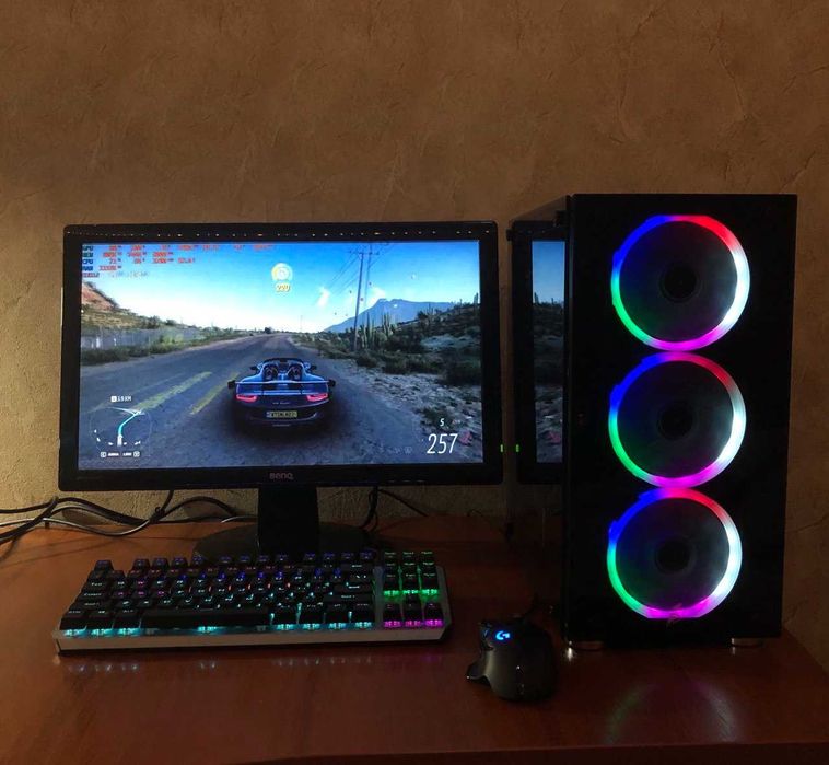 ПК ігровий 12 ядер Стаціонарний компютер RX 480 8GB Системний блок 1TB