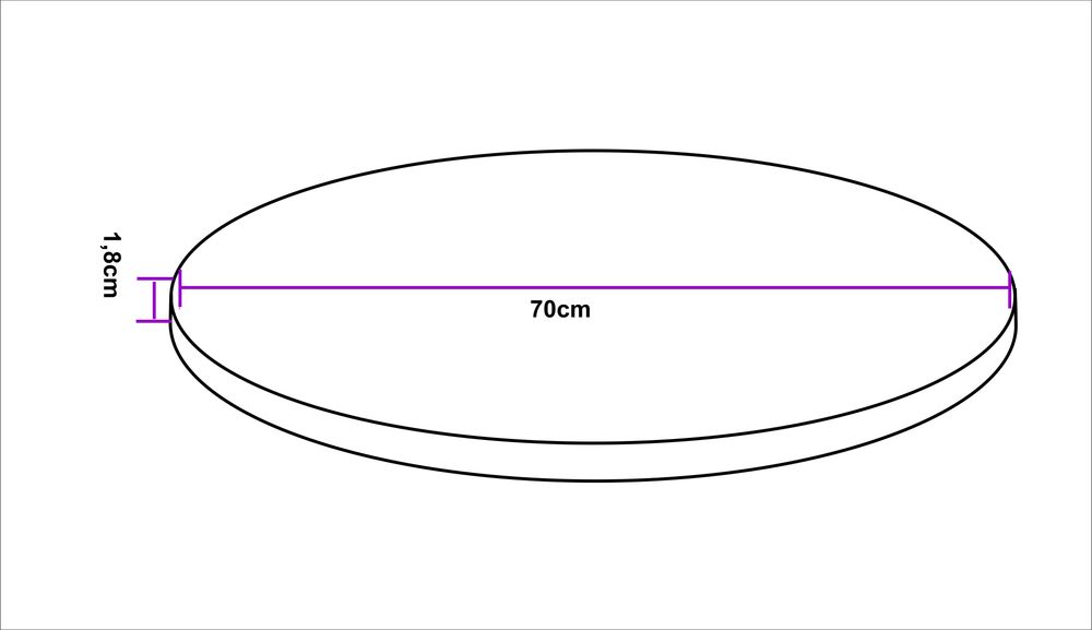 Blat Okrągły fi 50, 60, 70, 80, 90 cm Producent