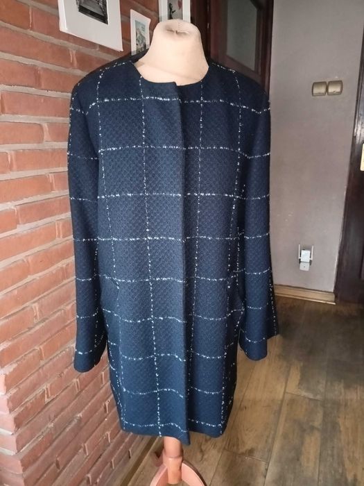 Max Mara kobiecy tweedowy płaszczyk 38