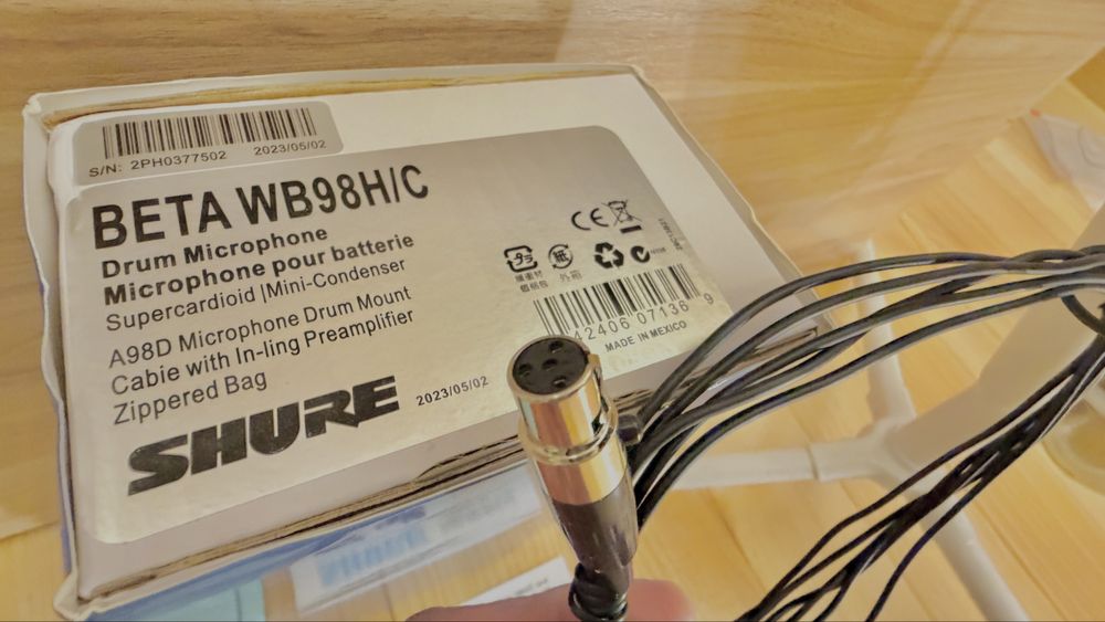 Shure Beta 98, Новий Інструментальний мікрофон для саксофона,Beta WB98