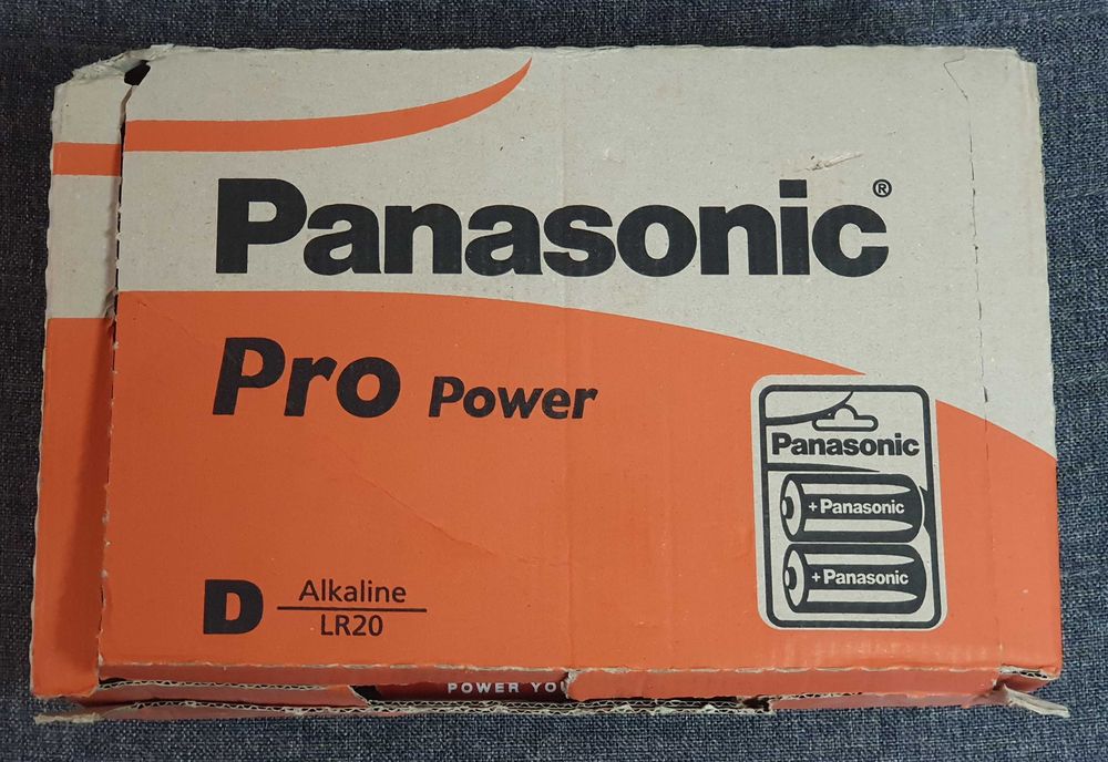 Bateria baterie alkaiczne Panasonic Pro Power LR20 R20 20 szt.