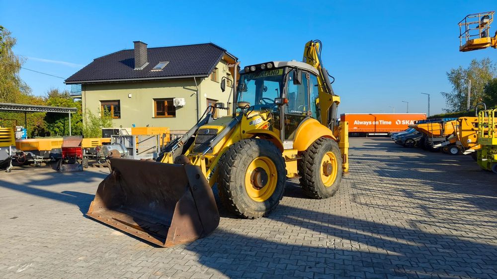 New Holland B 115 - 4 PS  Równe koła - 3 rodzaje skrętów - teleskop