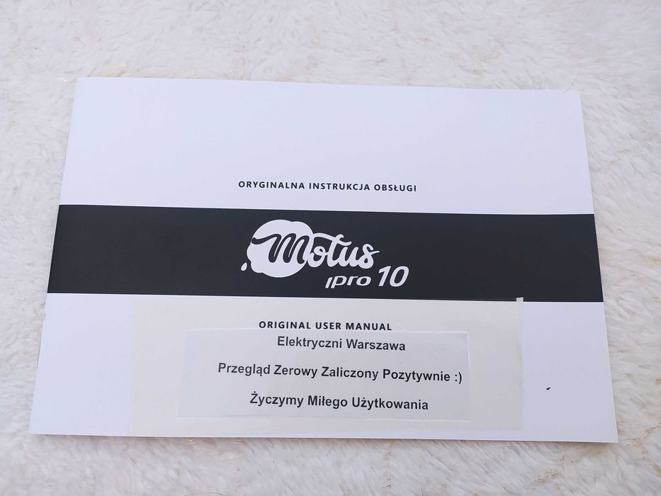 Hulajnoga elektryczna Motus iPro 10