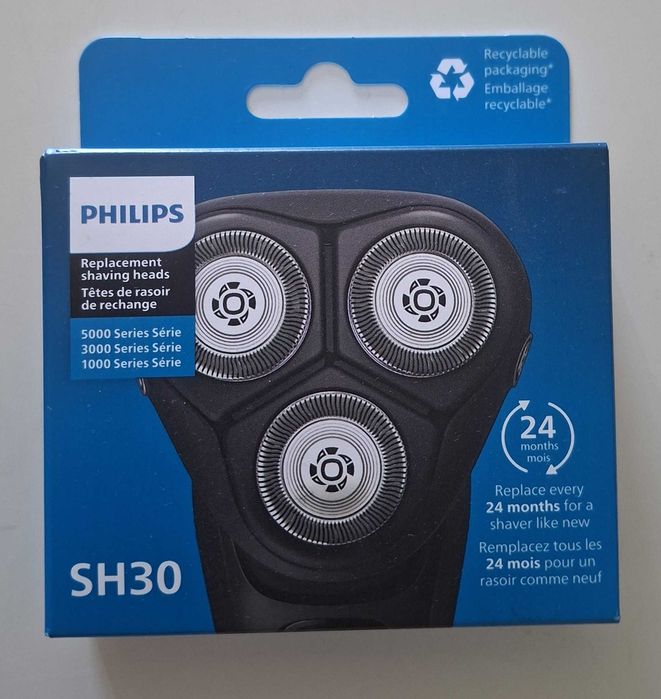 Maquina de barbear Philips serie 3000X + KIT laminas novas selado