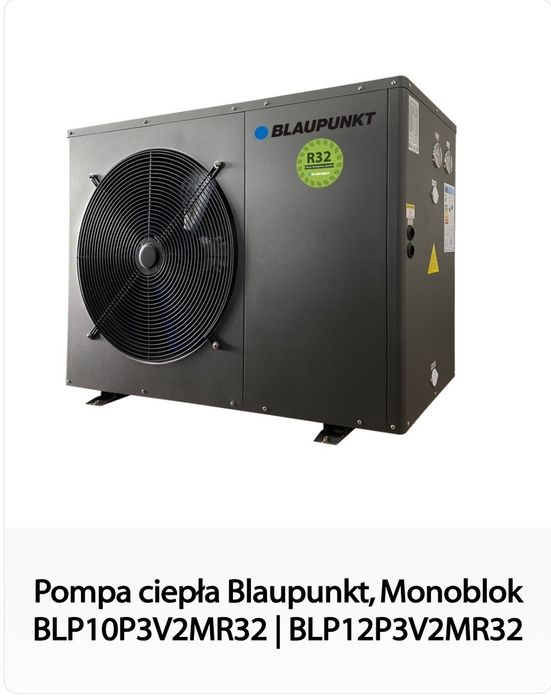 Pompa ciepła Blaupunkt 10 kW+hydrobox+zbiornik CWU+bufor