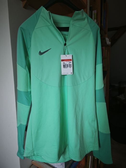 Damska koszulka do  biegania Nike Therma - Fit  turkusowa