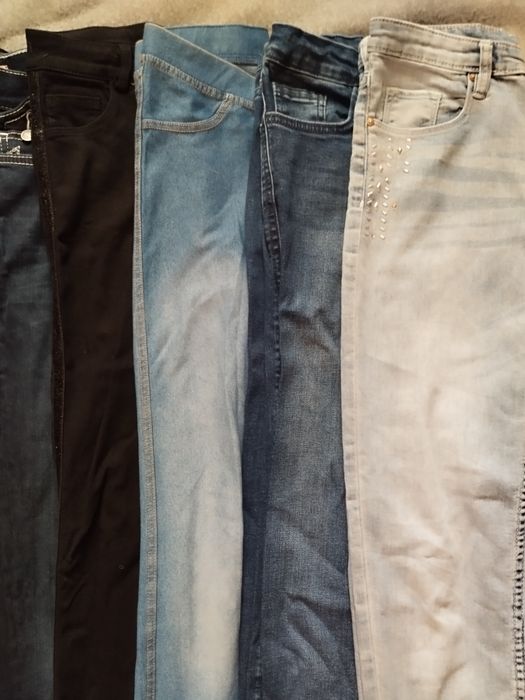 Джинсы, джегинсы  для девочки 11-12 лет, ( набором)