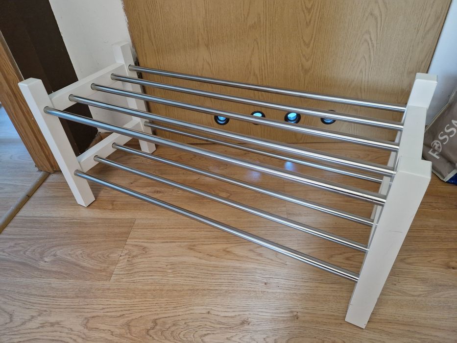 IKEA TJUSIG Półka na buty, biały 79 cm