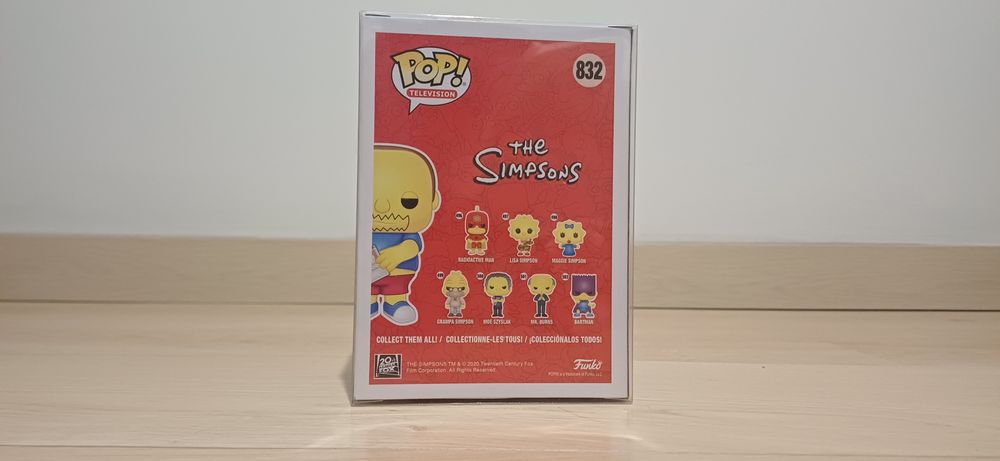 Funko pop do personagem comic book guy da série the simpsons