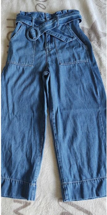 Spodnie typu Baggy na gumce- Bershka