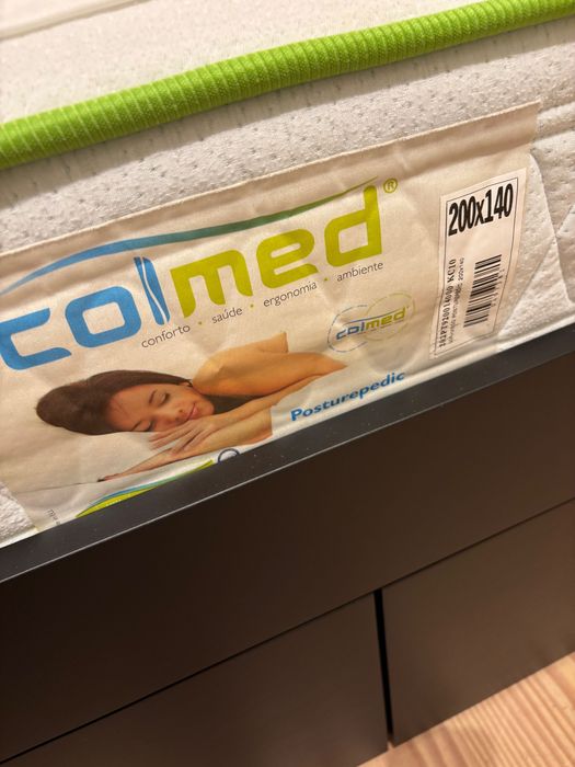 cama + estrado + colchão
