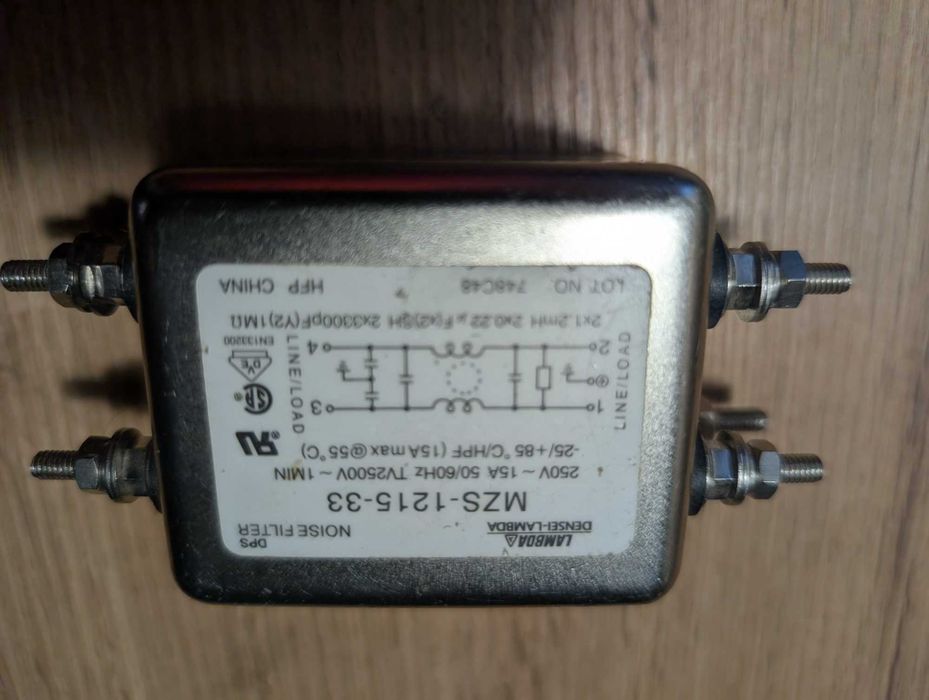 MZS-1215-33 промышленный сетевой фильтр
