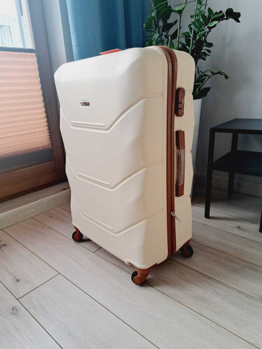 Walizka podróżna 65 l duża turystyczna wytrzymał pojemna na kółkach