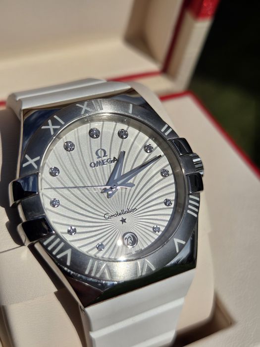 Omega Constellation 35mm z 11 diamentami 2021 r. FULL SET