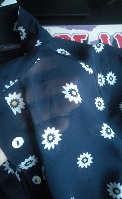 Camisa azul malmequer