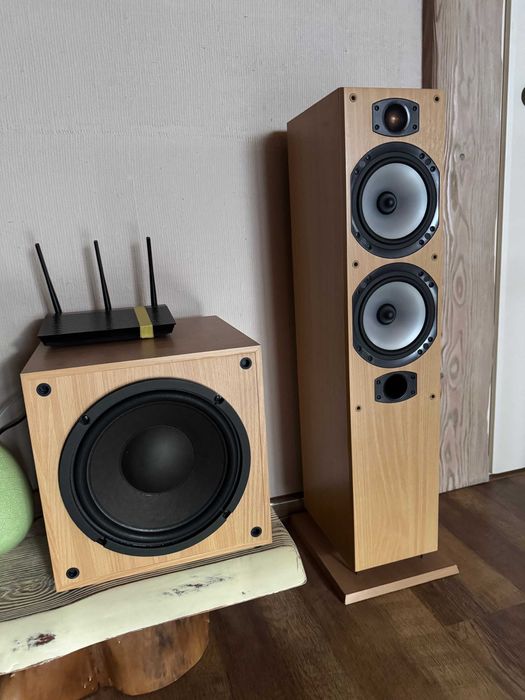 Акустическая система Monitor Audio Bronze B4 (5+1) и ресивер  б/у