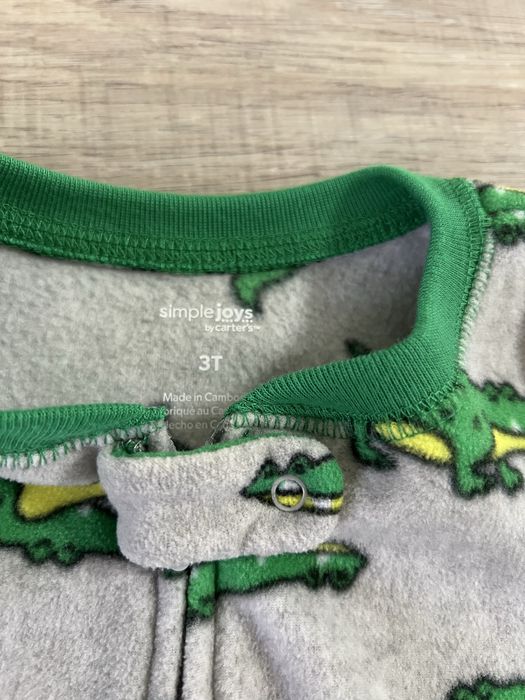 Флісовий чоловічок піжама carters 3t