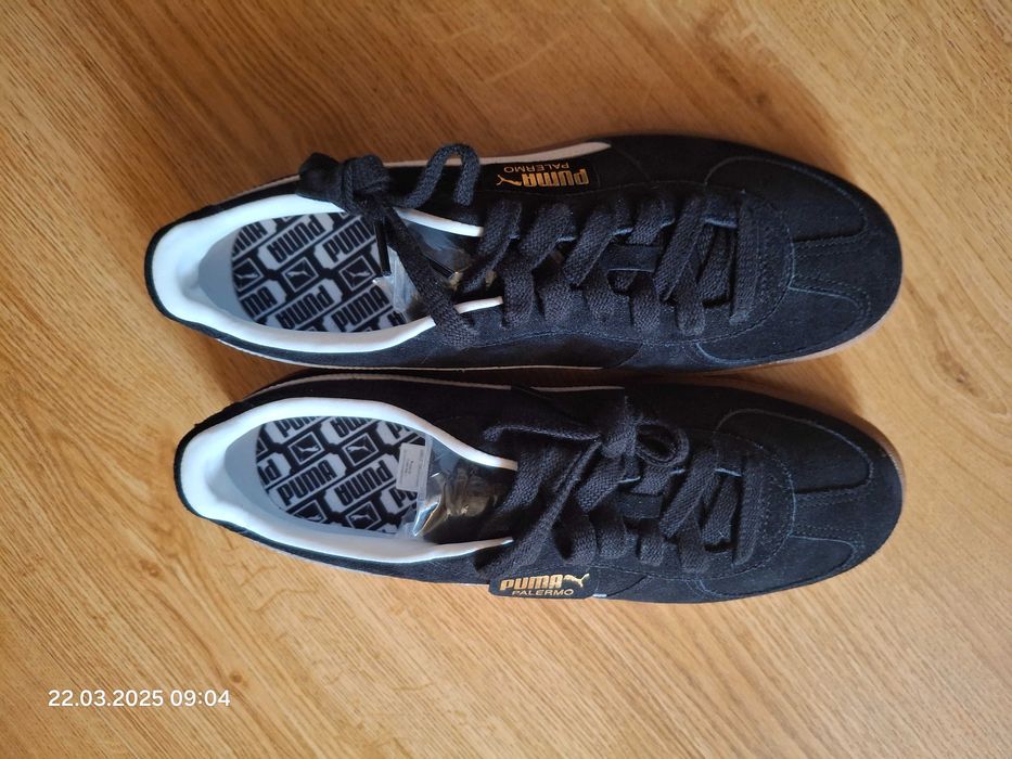 Мужские кросовки (кеды) низкие Puma Palermo 396463-10 45 Черные