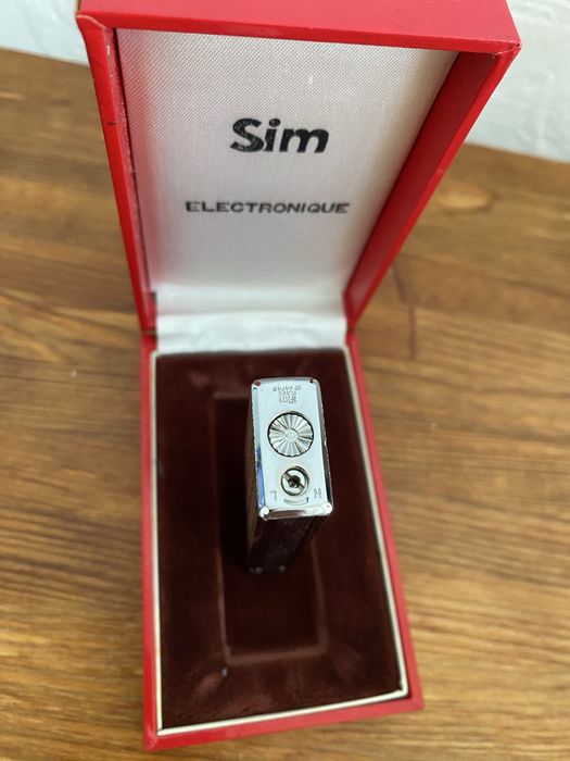 Вінтажна запальничка Sim Electronique made in Japan для Франції в коробці