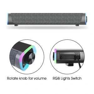 Soulion R30 Głośniki komputerowe USB, RGB C685