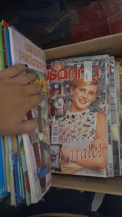 Lote de cerca de 100 revistas de manual idades - crochet e outros
