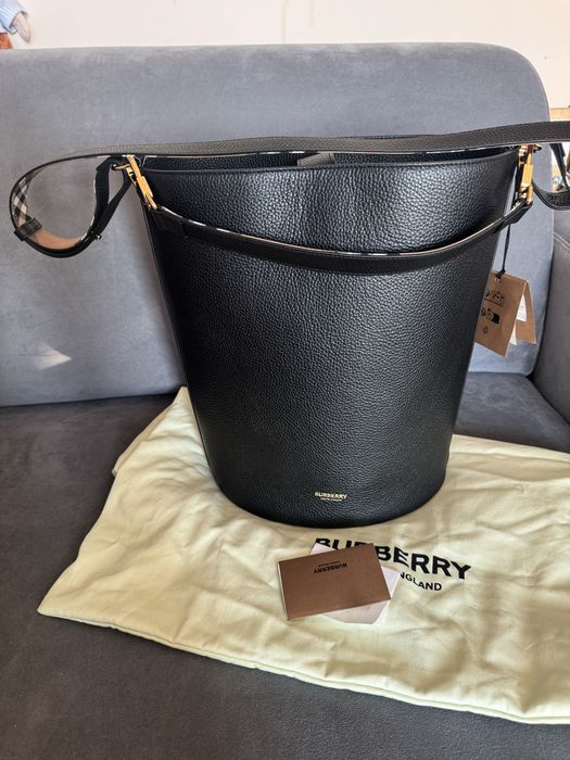 Torebka! Burberry! Okazja! Skóra!Dwustronne paski!Odpinane!+Rachunek!