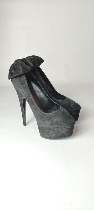 Szpilki buty na obcasie damskie Giuseppe Zanotti rozmiar 39,5 czarne