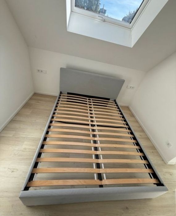 Łóżko tapicerowane Ikea Gladstad 140x200 z materacem. Dostawa