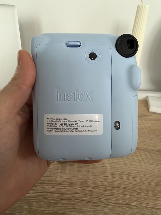 Фотоапарат миттєвого друку Instax Mini 12 blue світло блакитний
