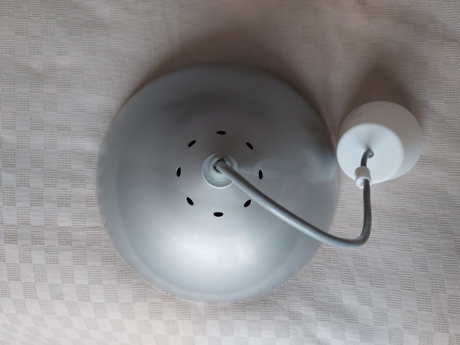 Candeeiro de Teto Suspenso Cinzento