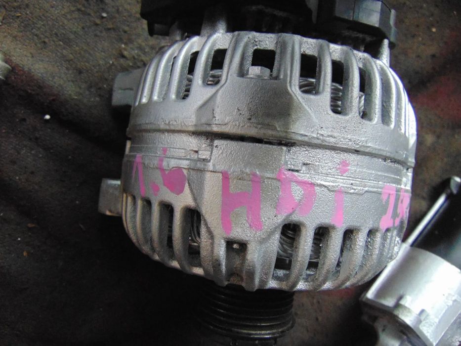 Alternator peugeot 1,6 HDI po regeneracji