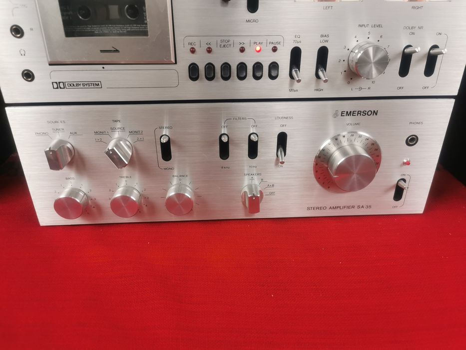 Wieża Unitra EMERSON WS 403, TSH 113, MSH 101 Super Stan Diora Radmor