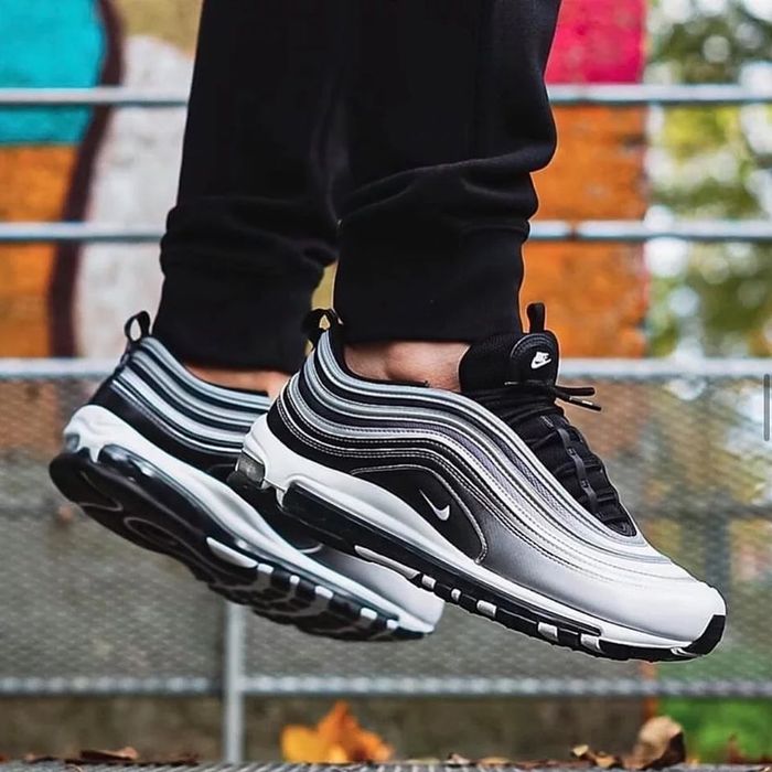 Кросівки Nike Air Max 97 Black & White reflective (41-45р)