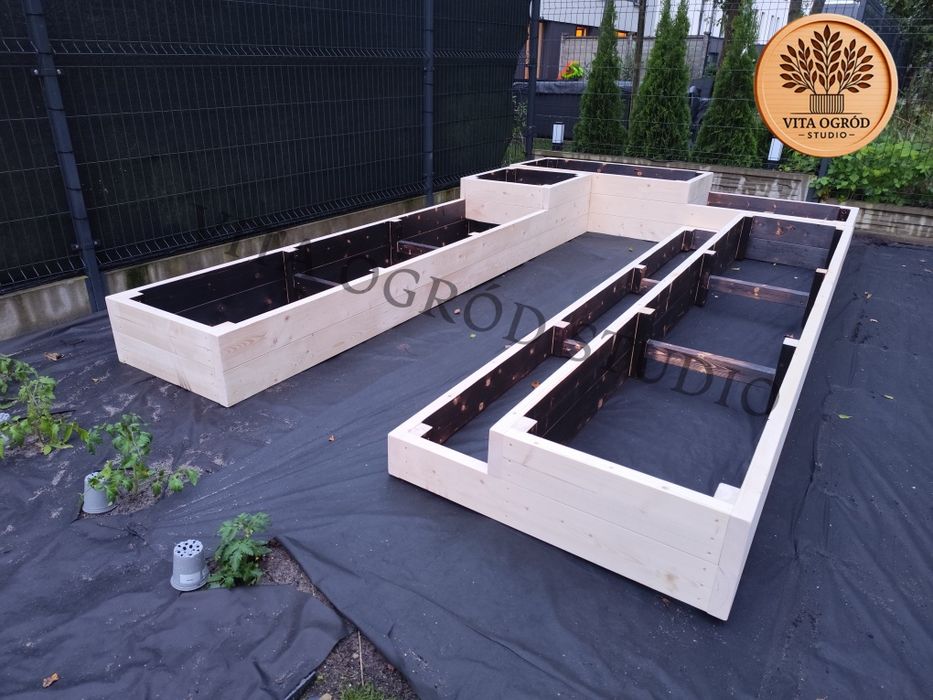 Podwyższone grządki gr. 4,5cm! Warzywnik, inspekt. PREMIUM!