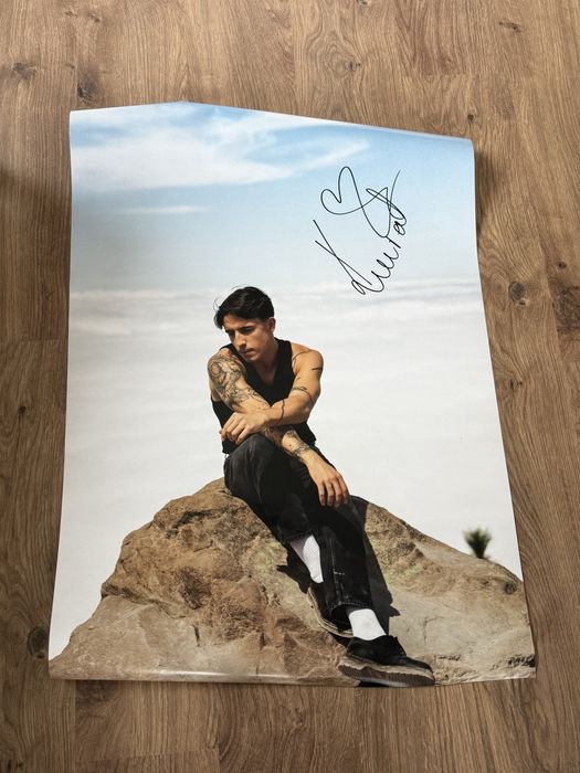 Dawid Kwiatkowski plakat z autografem B1