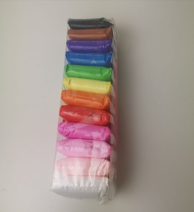 Magiczna piankolina 12sztuk ciastolina plastelina