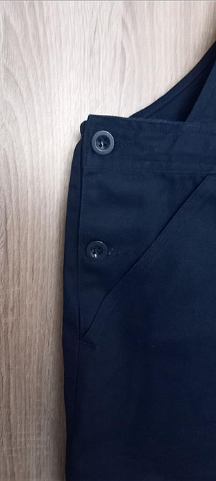 Męskie ogrodniczki granatowe bawełna,r. XL-2XL