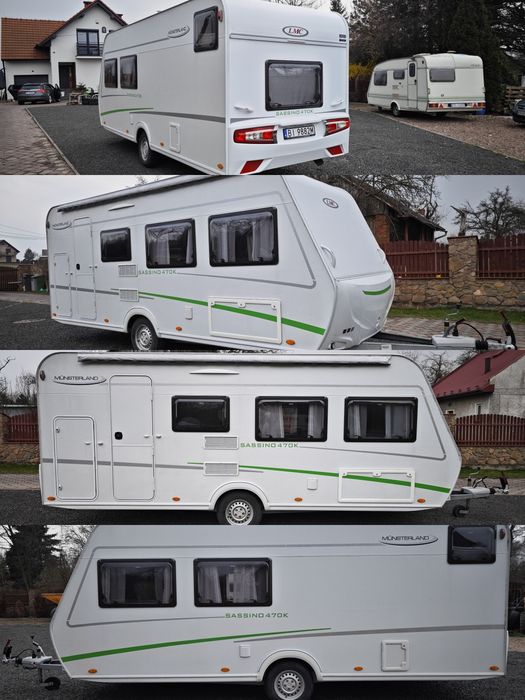 Przyczepa kempingowa Lmc Munsterland Sassino 470K 2021r dmc 1200kg 6os