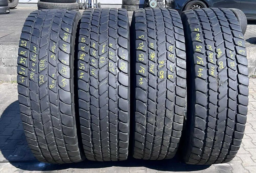 4x 445/95R25 Michelin X-Crane +