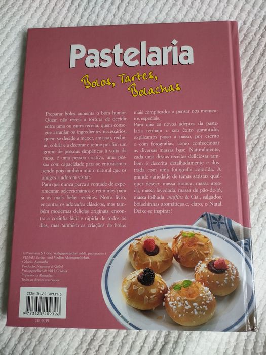 Livro de Pastelaria.Bolos,Tartes, Bolachas.